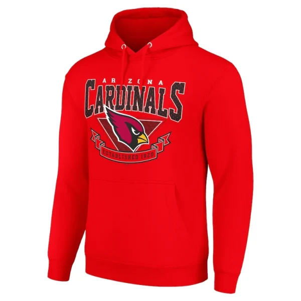 Arizona cardinals starter ‘80s inspired pullover hoodie cardinal Cardinal M