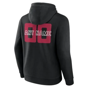 Arizona cardinals stellar personalized name number pullover hoodie Black L