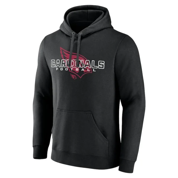 Arizona cardinals stellar personalized name number pullover hoodie Black M
