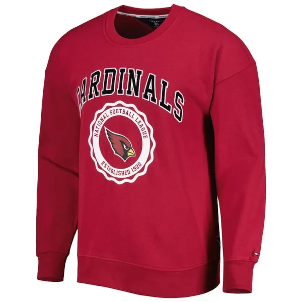 Arizona cardinals tommy hilfiger ronald crew sweatshirt cardinal Cardinal M