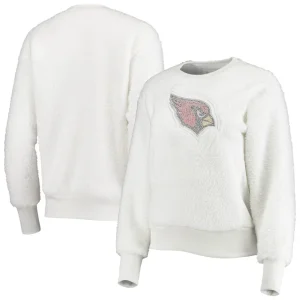 Arizona cardinals touch womens milestone tracker pullover sweatshirt White