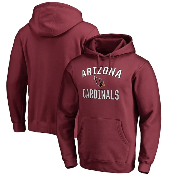 Arizona cardinals victory arch pullover hoodie cardinal Cardinal
