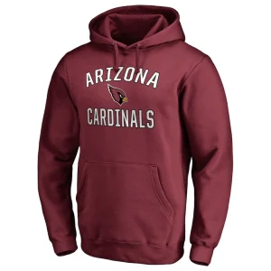 Arizona cardinals victory arch pullover hoodie cardinal Cardinal M