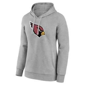 Arizona cardinals womens primary logo pullover hoodie Gray M