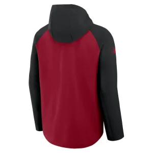 Arizona diamondbacks nike authentic collection raglan performance full zip jacket Redblack L