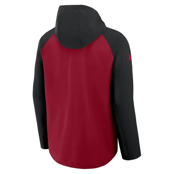 Arizona diamondbacks nike authentic collection raglan performance full zip jacket Redblack L