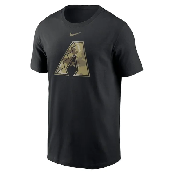Arizona diamondbacks nike camo logo team t shirt Black M