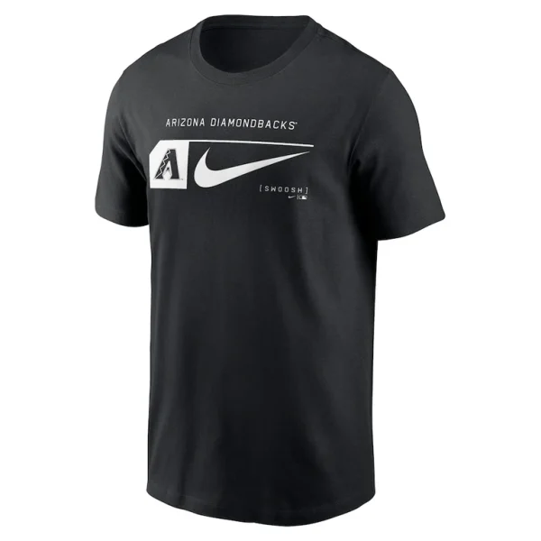 Arizona diamondbacks nike fashion graphic swoosh t shirt Black M
