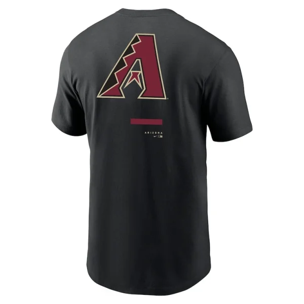 Arizona diamondbacks nike over the shoulder t shirt Black L