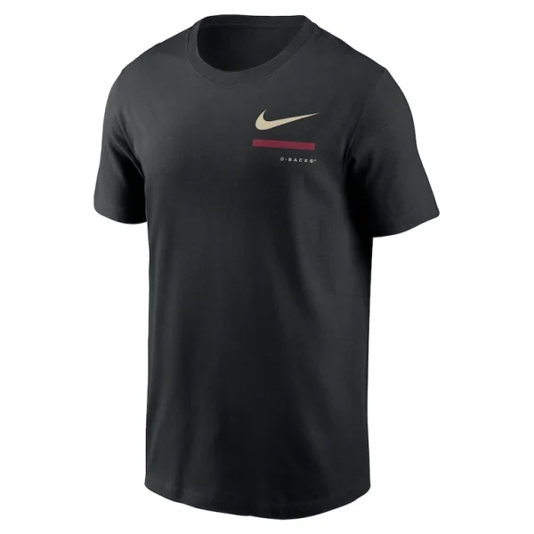 Arizona diamondbacks nike over the shoulder t shirt Black M