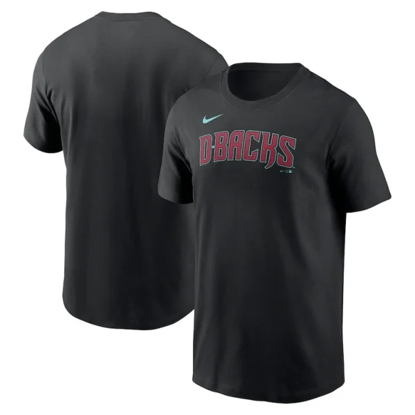 Arizona diamondbacks nike wordmark t shirt Black