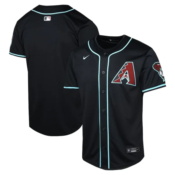 Arizona diamondbacks nike youth alternate limited jersey Black