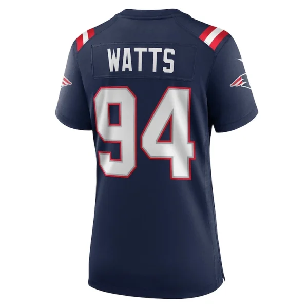 Armon watts new england patriots nike womens game jersey Navy L