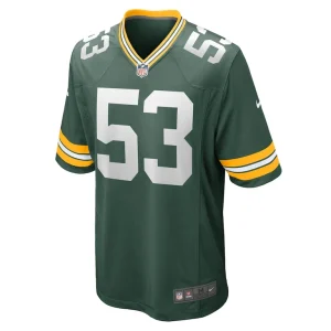 Arron mosby green bay packers nike team game jersey Green M