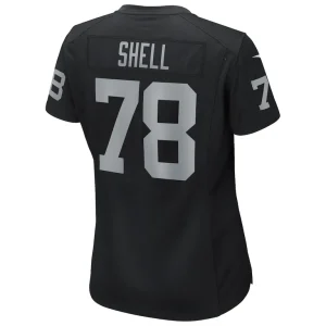 Art shell las vegas raiders nike womens game retired player jersey Black L