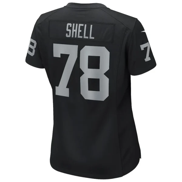 Art shell las vegas raiders nike womens game retired player jersey Black L