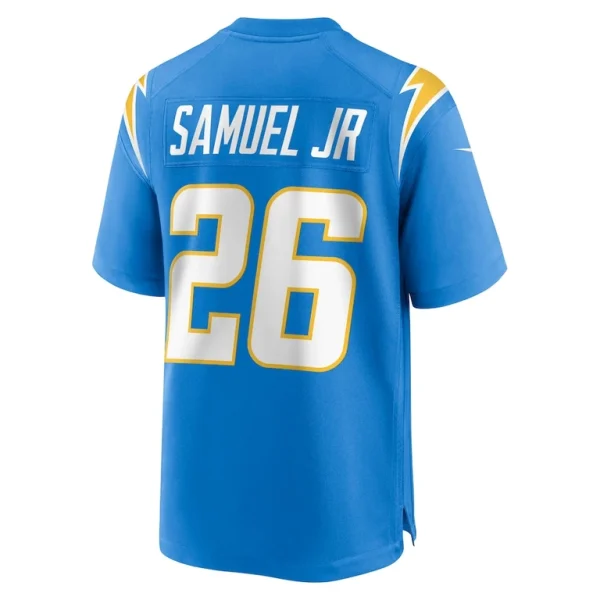 Asante samuel jr. los angeles chargers nike game player jersey Powder blue L