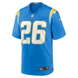 Asante samuel jr. los angeles chargers nike game player jersey Powder blue M