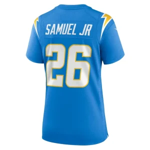Asante samuel jr. los angeles chargers nike womens game player jersey Powder blue L