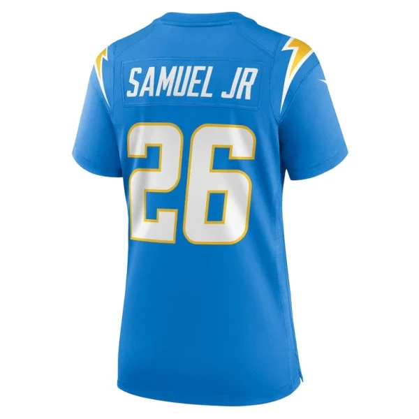 Asante samuel jr. los angeles chargers nike womens game player jersey Powder blue L