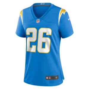 Asante samuel jr. los angeles chargers nike womens game player jersey Powder blue M