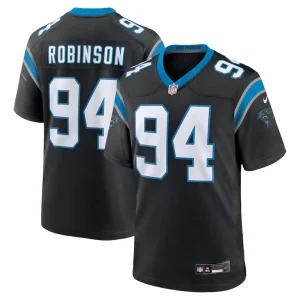 Ashawn robinson carolina panthers nike game jersey Black