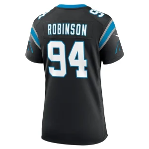 Ashawn robinson carolina panthers nike womens game jersey Black L