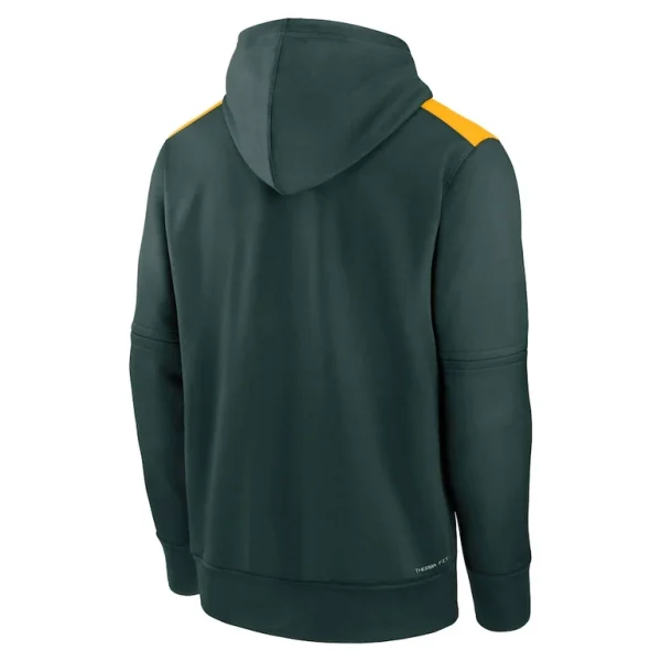Athletics nike authentic collection performance pullover hoodie Green L