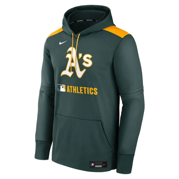 Athletics nike authentic collection performance pullover hoodie Green M