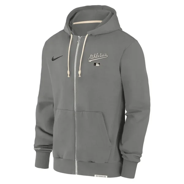 Athletics nike authentic collection travel performance full zip hoodie Charcoal M