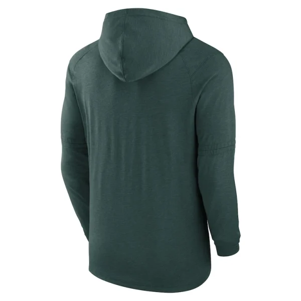 Athletics nike authentic collection tri blend performance pullover hoodie Heather green L