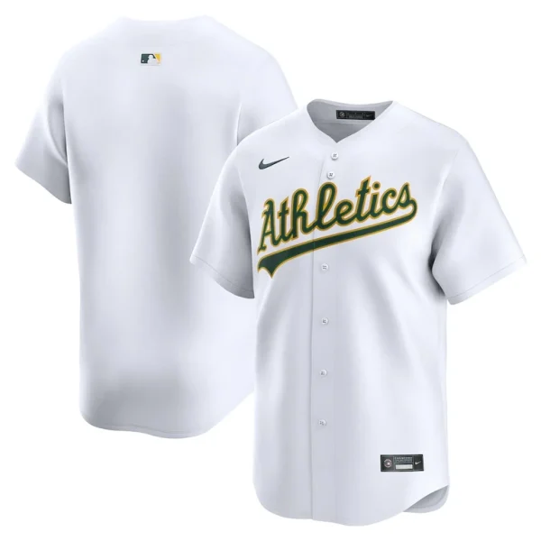 Athletics nike home limited jersey White