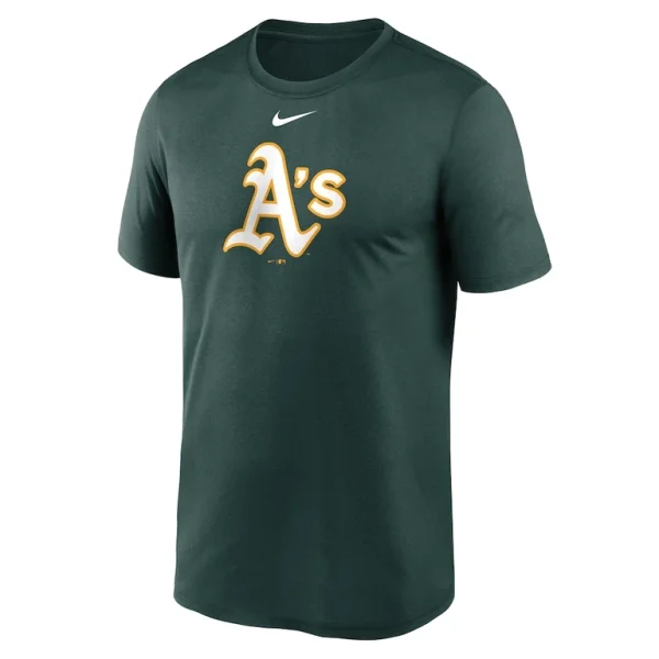 Athletics nike new legend logo t shirt Green M