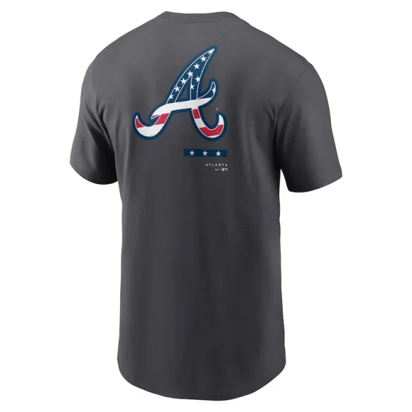 Atlanta braves nike americana t shirt anthracite Multi L