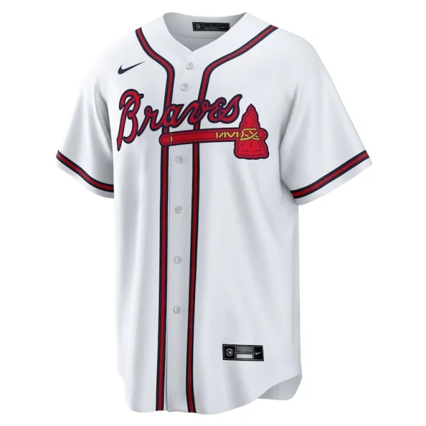 Atlanta braves nike home 2025 jackie robinson day replica jersey White M
