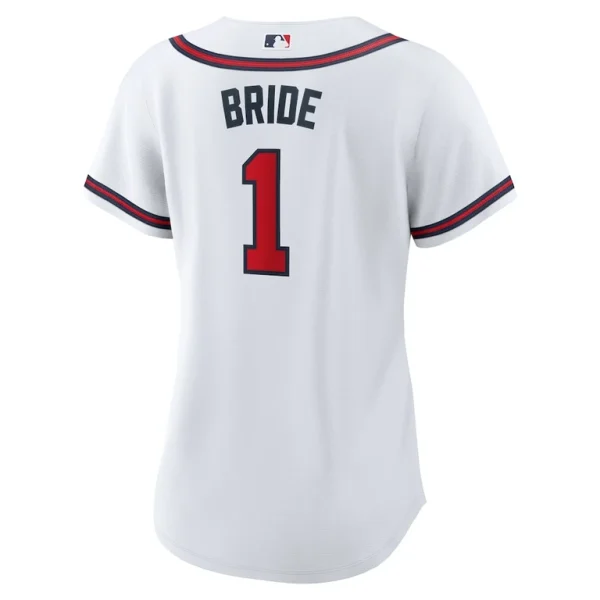 Atlanta braves nike womens 1 bride home replica jersey White L
