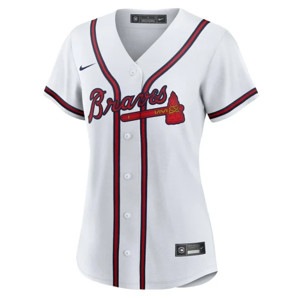Atlanta braves nike womens 1 bride home replica jersey White M