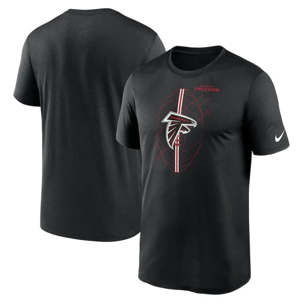 Atlanta falcons nike legend icon performance t shirt Black