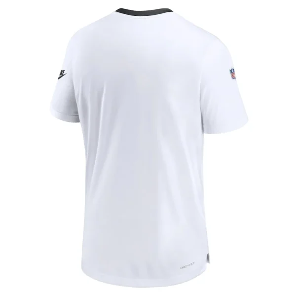 Atlanta falcons nike mens sideline coaches alternate performance t shirt White L