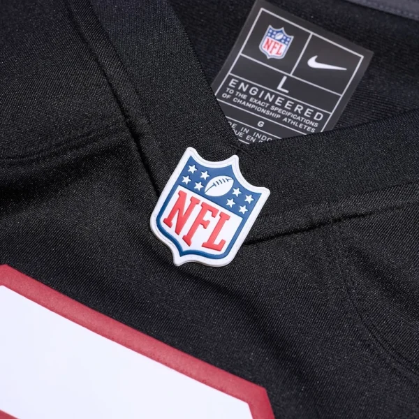 Atlanta falcons nike throwback custom game jersey Black XL