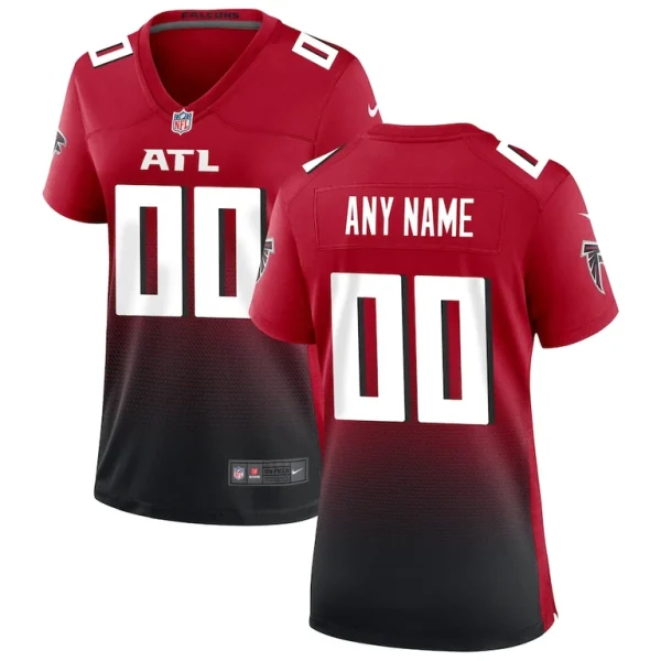 Atlanta falcons nike womens alternate custom game jersey Red