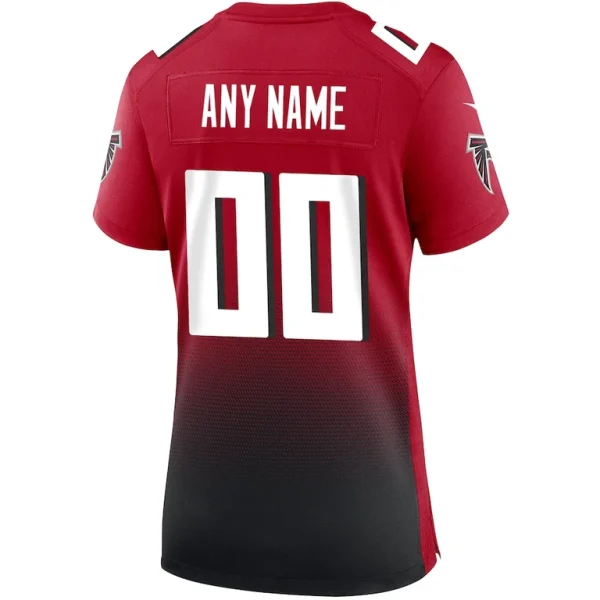 Atlanta falcons nike womens alternate custom game jersey Red L