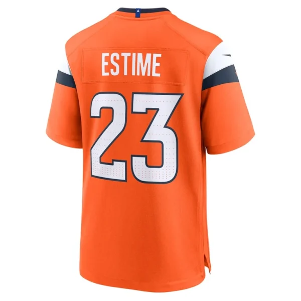 Audric estime denver broncos nike team game jersey Orange L