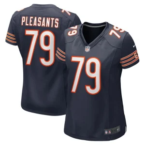 Austen pleasants chicago bears nike womens game jersey Navy
