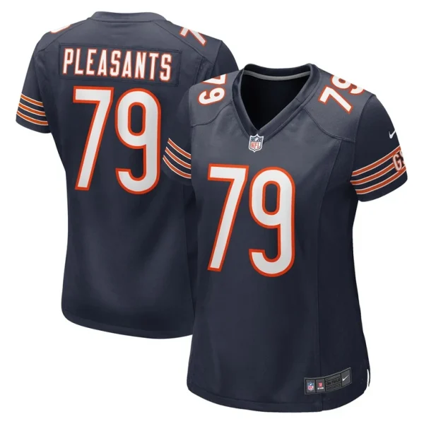 Austen pleasants chicago bears nike womens game jersey Navy