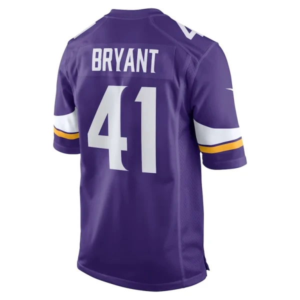 Austin bryant minnesota vikings nike game jersey Purple L