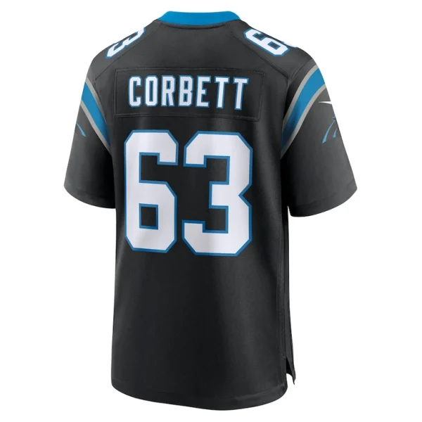 Austin corbett carolina panthers nike team game jersey Black L