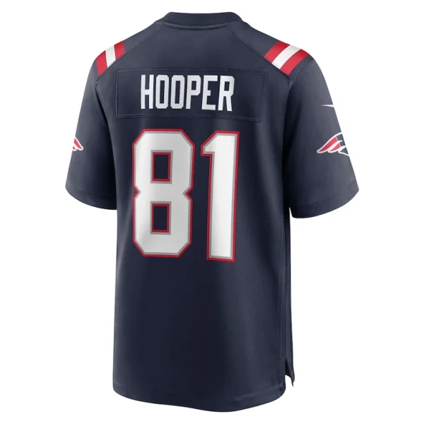 Austin hooper new england patriots nike game jersey Navy L
