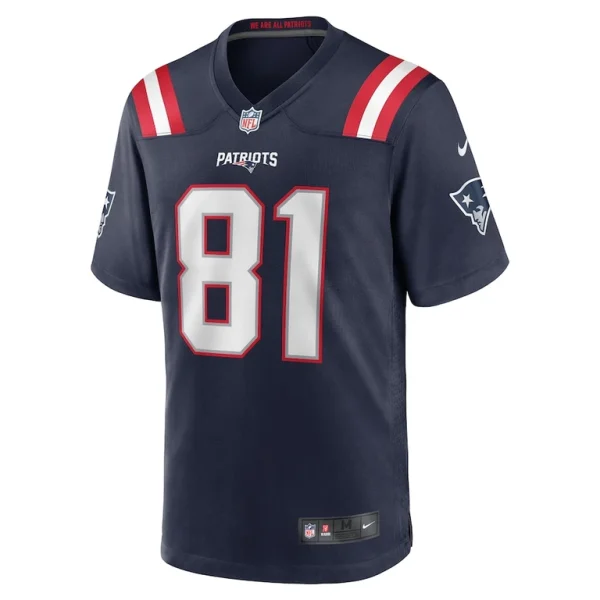 Austin hooper new england patriots nike game jersey Navy M
