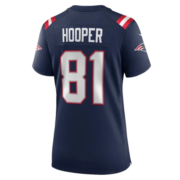 Austin hooper new england patriots nike womens game jersey Navy L